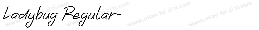 Ladybug Regular字体转换